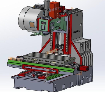 Máquina de fresagem vertical CNC Vm540 com sistema de controlo Fanuc