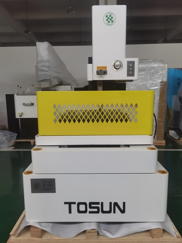 Máquina CNC de corte de fios de trabalho com centrifugador D320c com servomotor e descarga elétrica