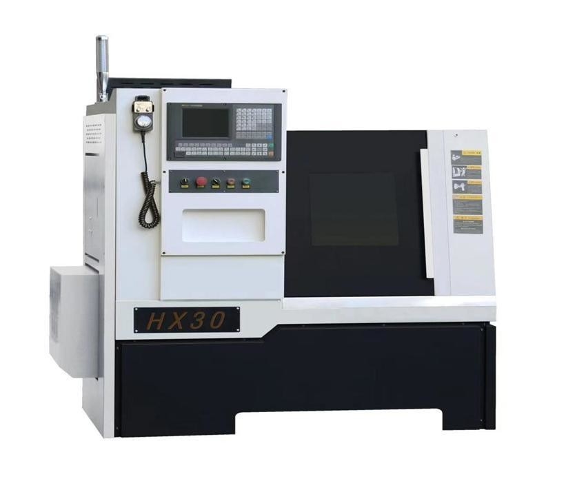 Torno CNC de cama plana horizontal pequena customizável Hx30 para demandas personalizadas